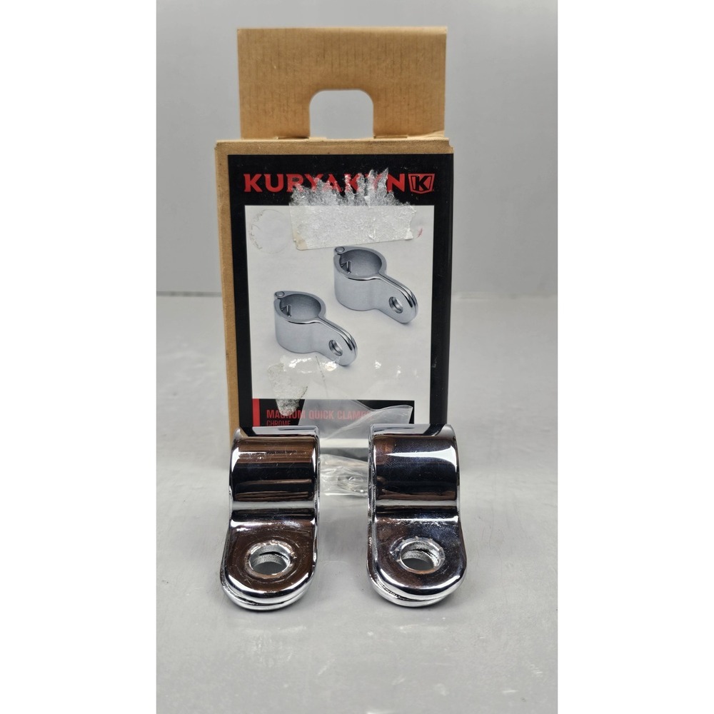 Kuryakyn 1002 Motorcycle Accessory: Magnum Quick Clamps for 1" Engine Guards